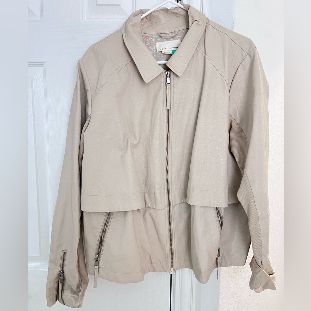 Anthropologie Women’s Jacket, Faux Leather